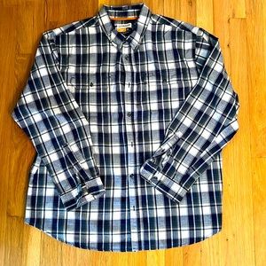 Magellan LS cotton plaid Hunt Gear shirt xxl